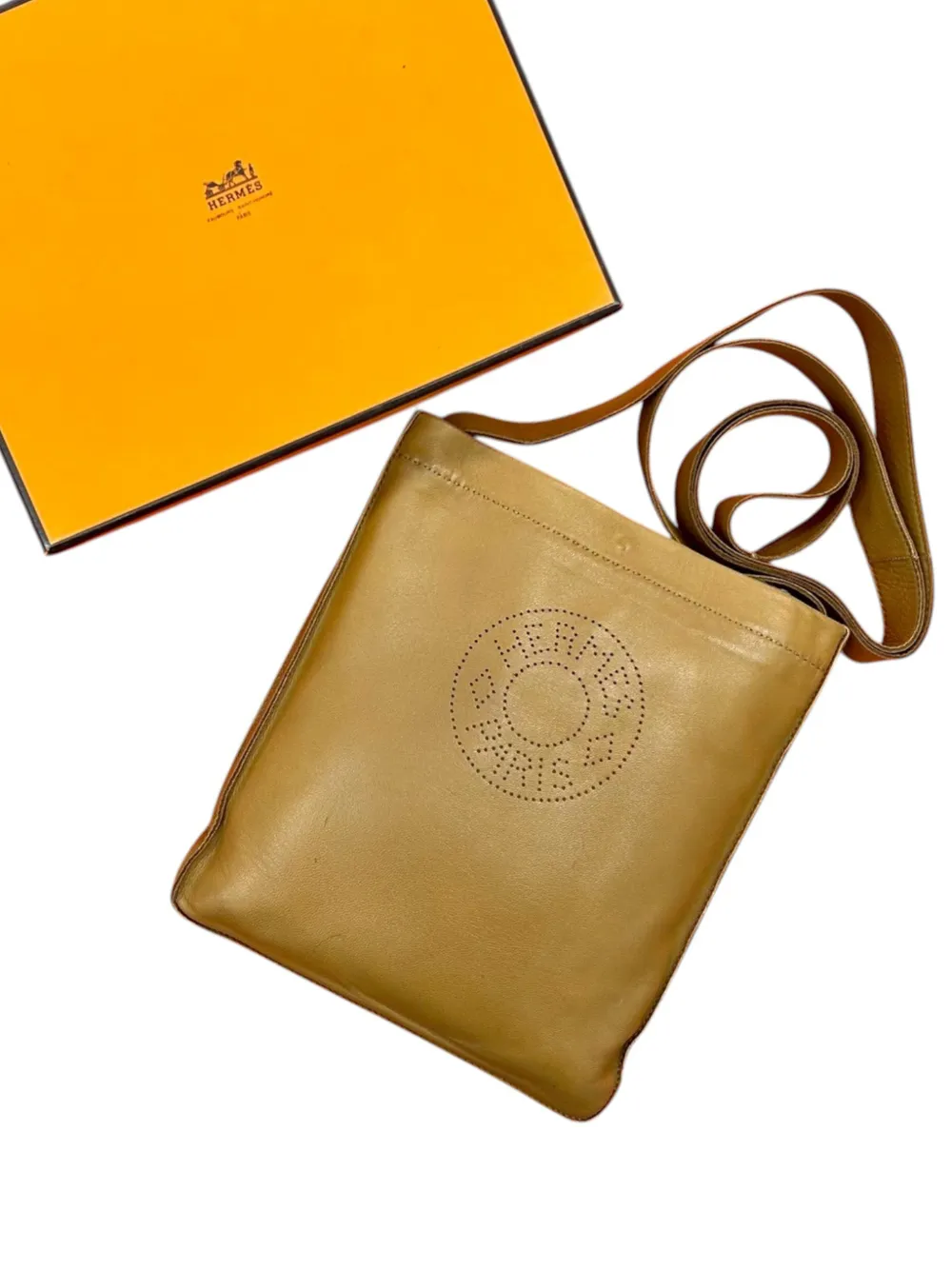 Hermès Pre-owned 2026 Milo Clou De Selle Crossbody Bag in Brown, view 2
