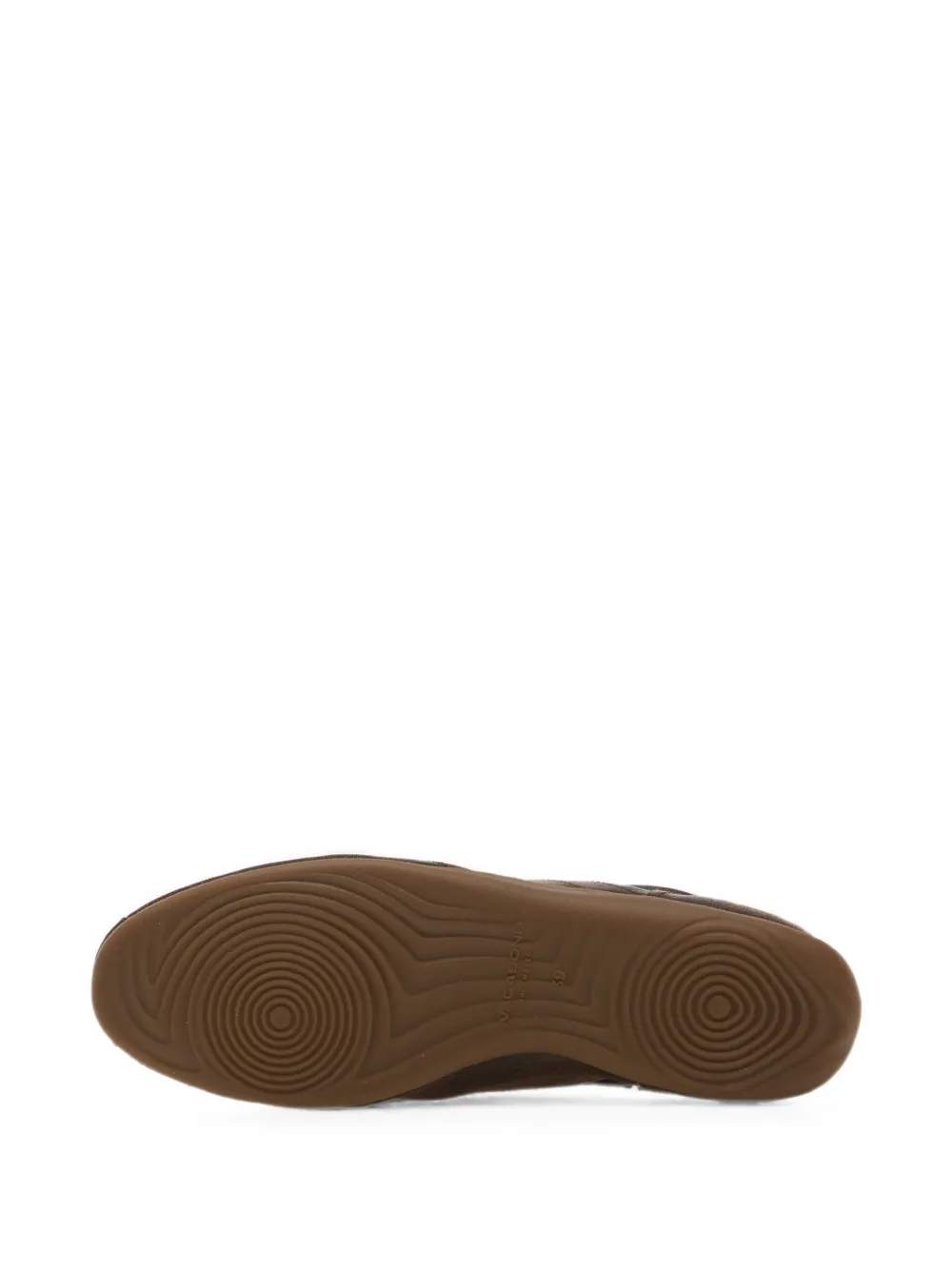 VAGABOND Hollie low-top sneakers met gerafeld effect Bruin