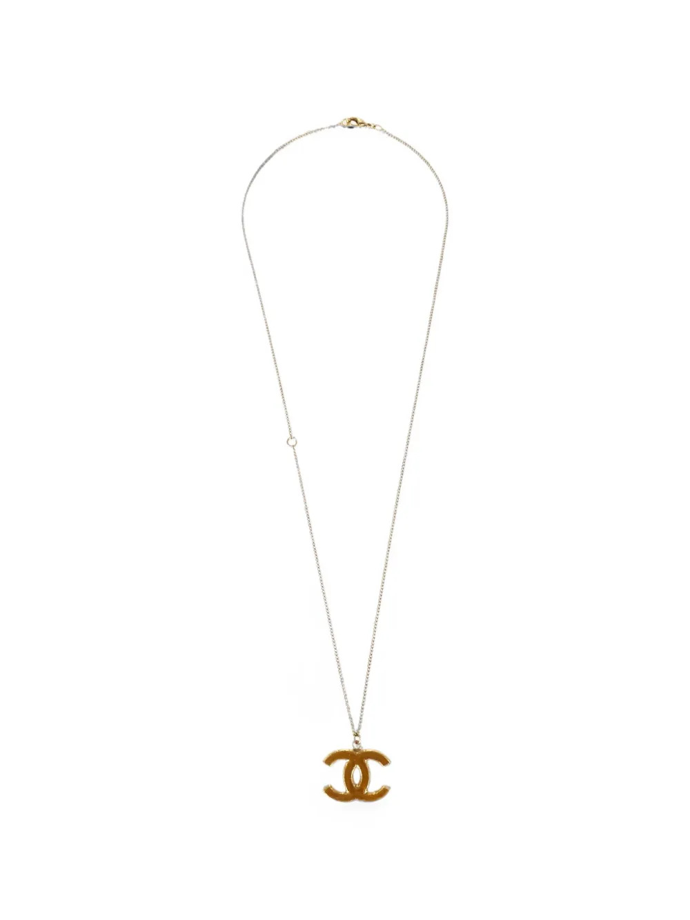 CHANEL Pre-Owned 2011 CC pendant necklace - Gold