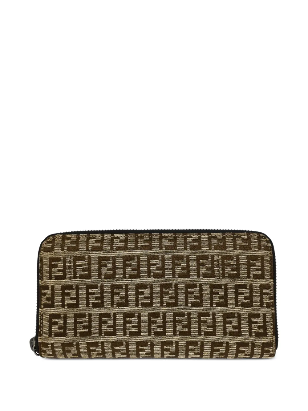 Fendi Pre-Owned 2001 Zucchino zip-around wallet - Toni neutri