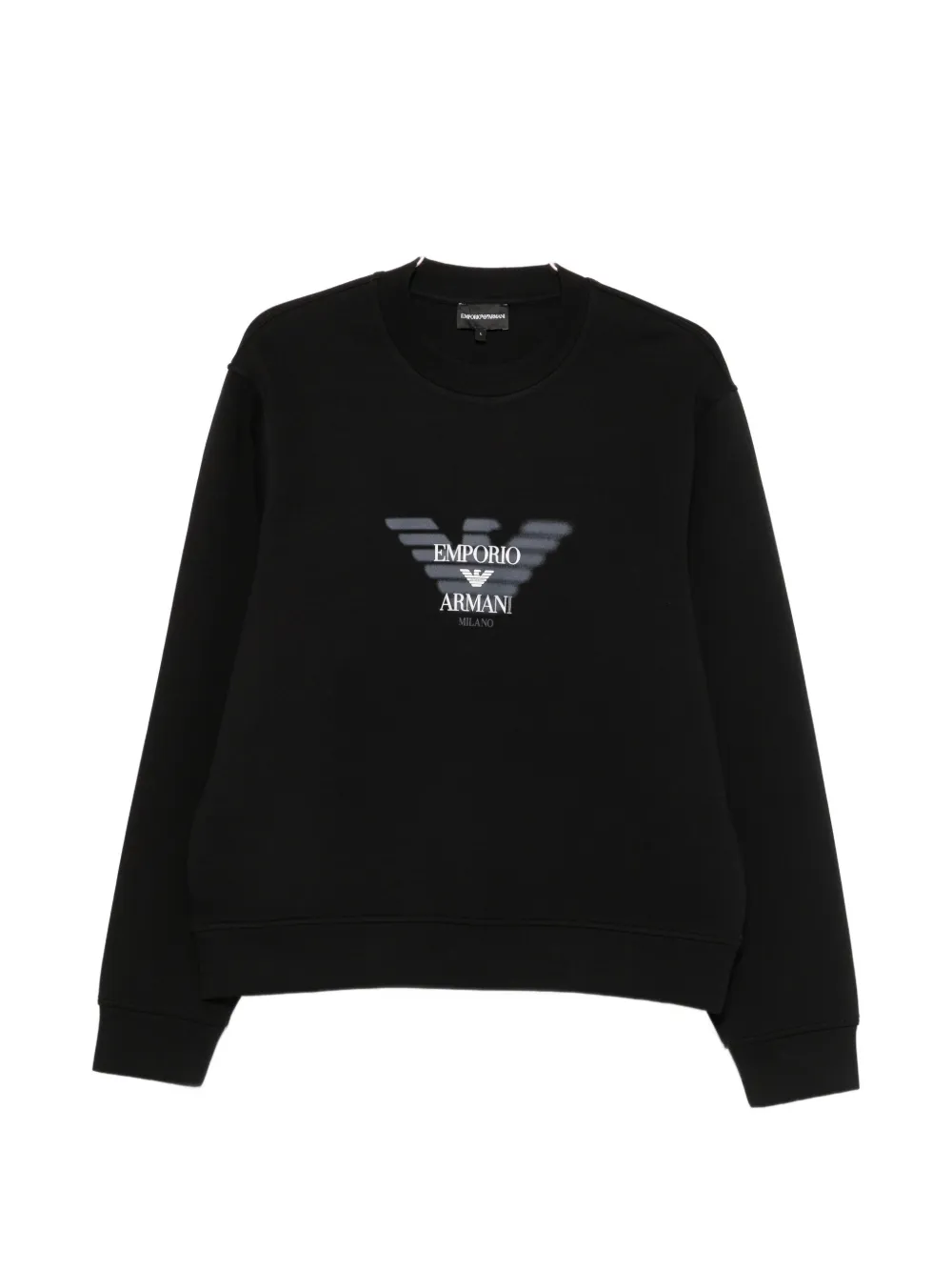 Emporio Armani logo-print sweatshirt - Nero