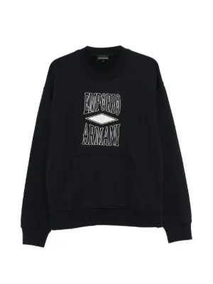A.P.C. logo-intarsia crew-neck Sweater | Grey | FARFETCH