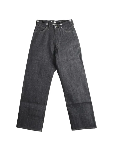 TAIGA TAKAHASHI cinch-strap straight-leg jeans