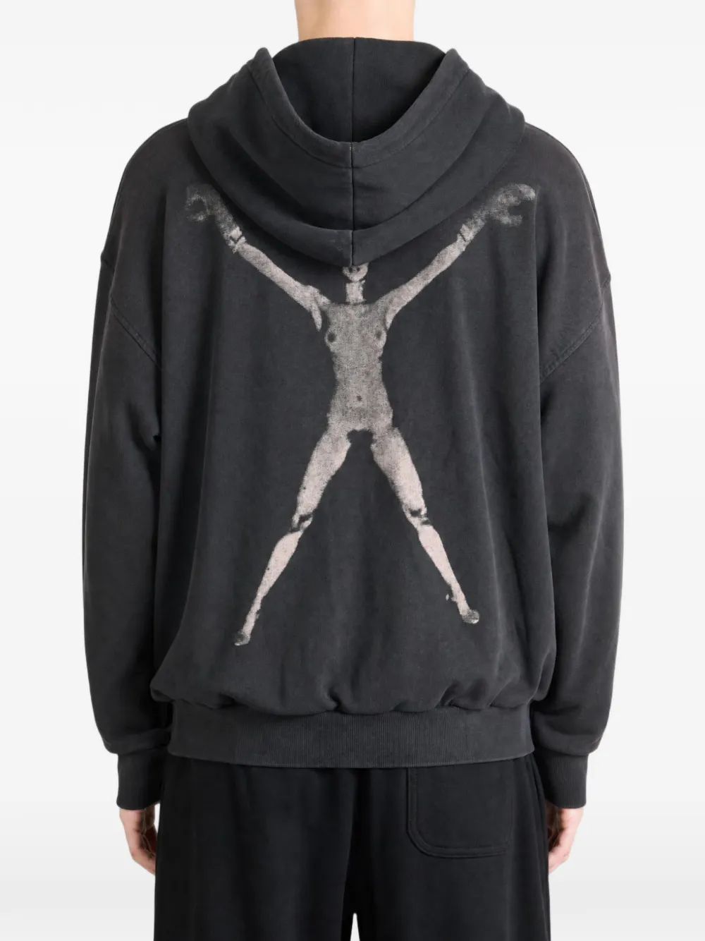 VETEMENTS Hoodie met grafische print Zwart
