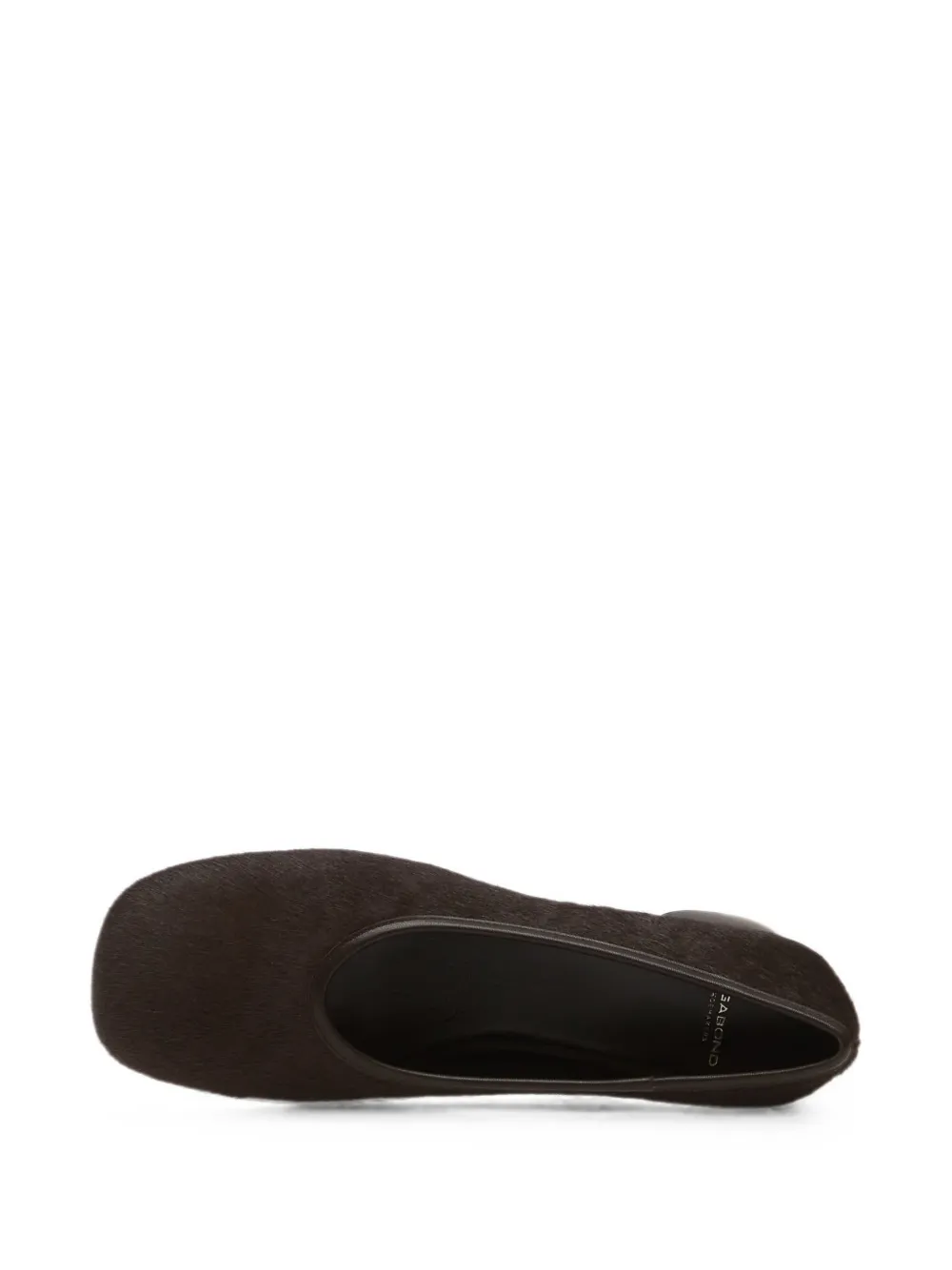 VAGABOND Livia pumps met blokhak en ponyhaar Bruin