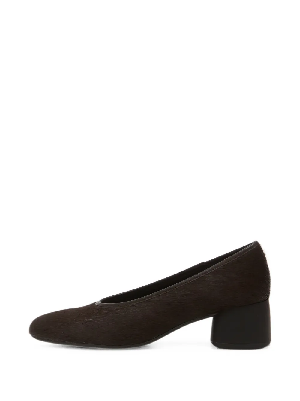 VAGABOND Livia pumps met blokhak en ponyhaar Bruin