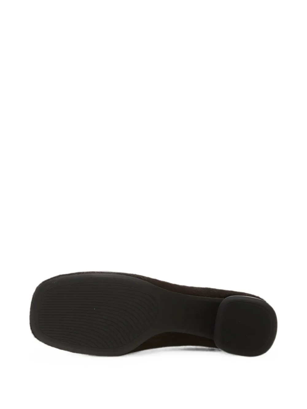 VAGABOND Livia pumps met blokhak en ponyhaar Bruin