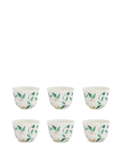 VILLARI Arabic coffee cups (set of six)