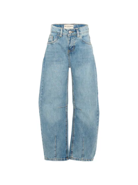 Roy Rogers Kids Wide-Leg-Jeans mit Logo-Patch