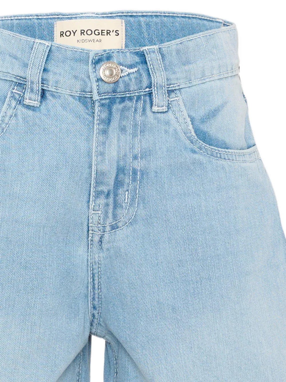 Roy Rogers Kids Spijkershorts met logopatch Blauw