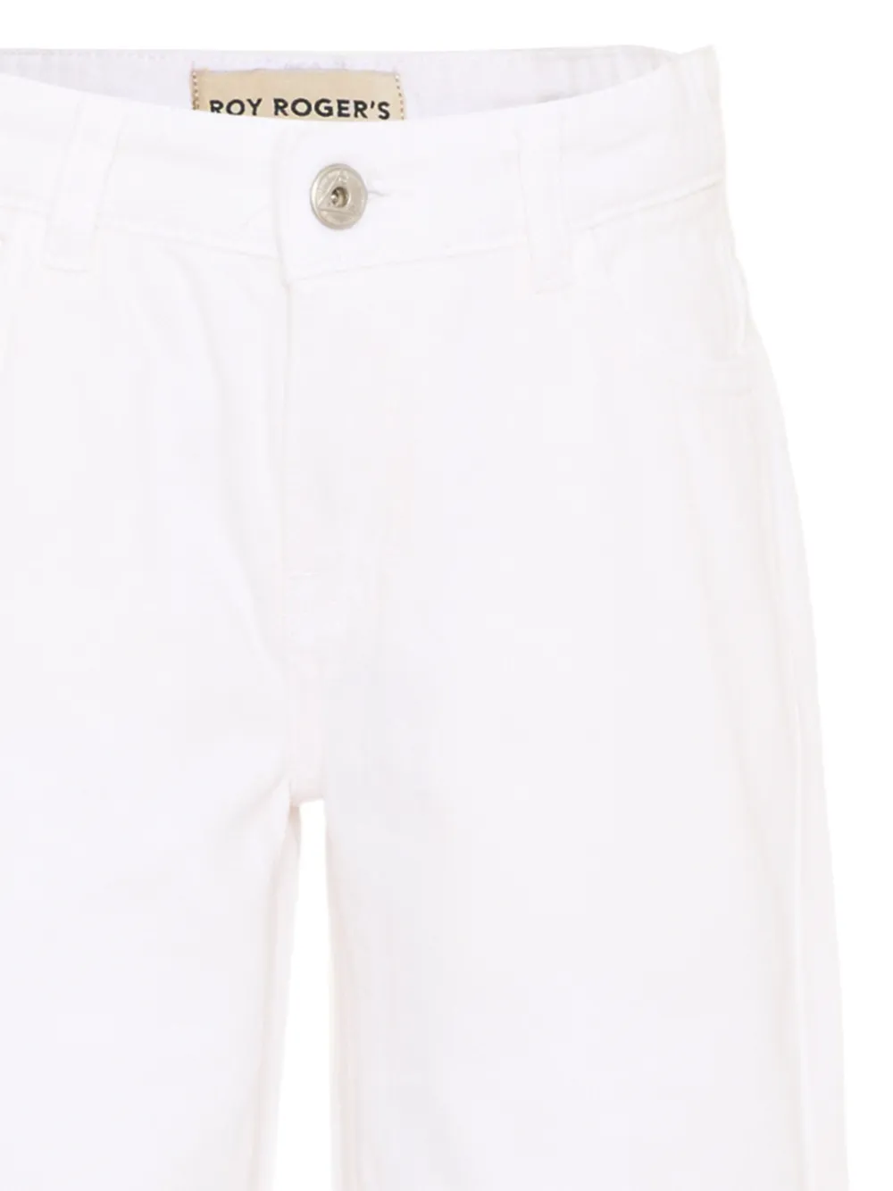 Roy Rogers Kids Jeans met logopatch Wit
