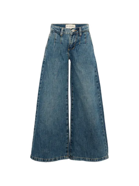 Roy Rogers Kids pleated wide-leg jeans