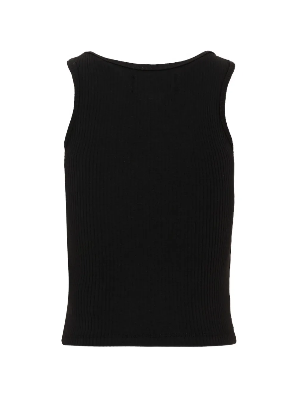 Roy Rogers Kids Geribbelde tanktop met logopatch Zwart
