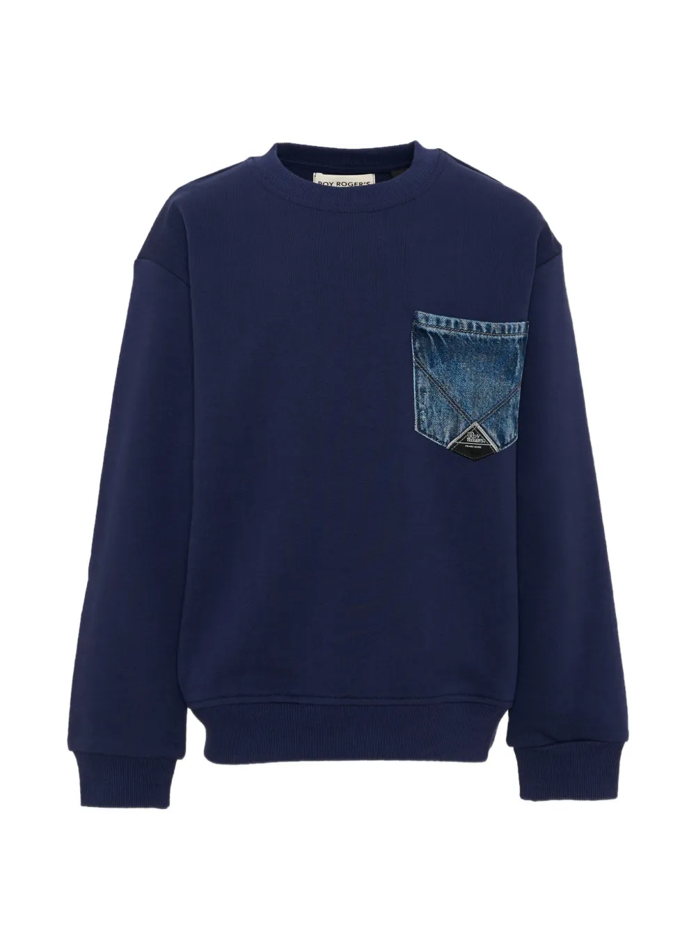 Roy Rogers Kids denim-pocket sweatshirt - Blu