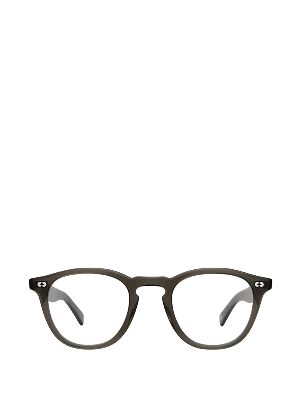 Garrett Leight Hampton X round-frame glasses Grijs