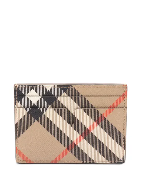 Burberry Pre-Owned Vintage Check leather card case