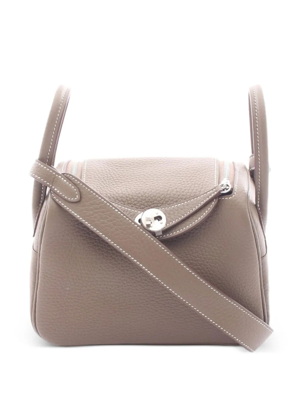 Hermès Pre-Owned 2025 mini Lindy tote bag - Marrone
