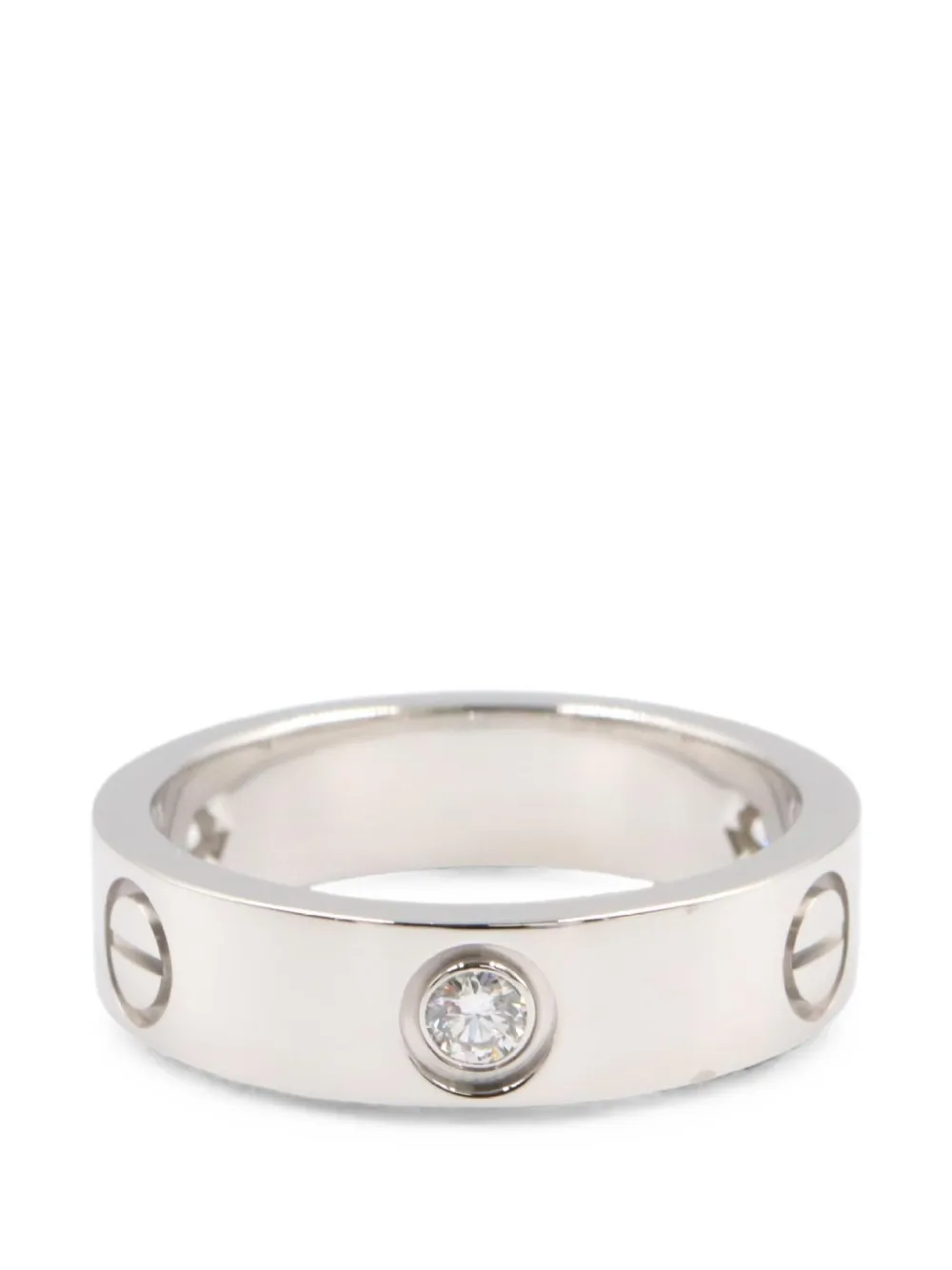 Cartier 2010s Love diamond ring - Silber