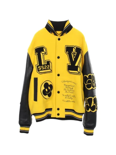 Louis Vuitton Pre-Owned 2010s Amen Break varsity bomber jacket