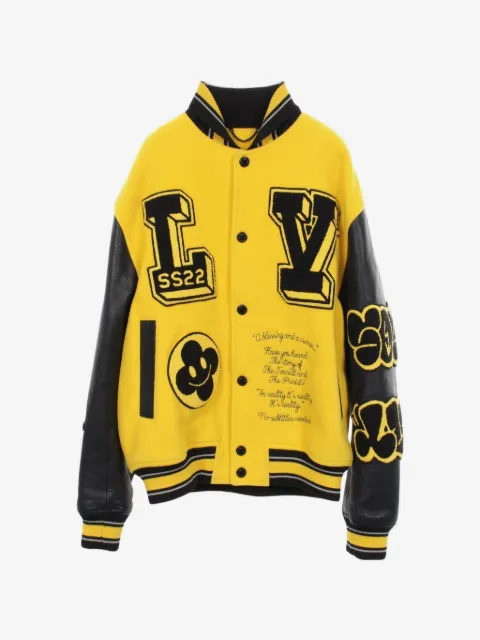 Louis Vuitton Pre-Owned 2010s Amen Break varsity bomber jacket