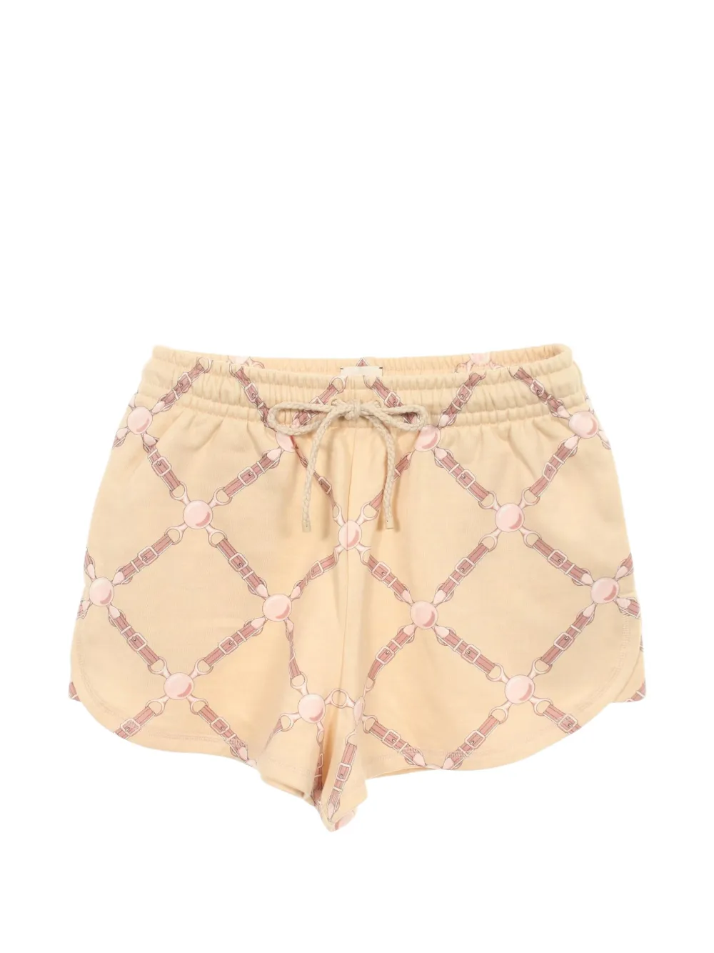 Hermès Pre-Owned 2010s bridle-print shorts - Toni neutri