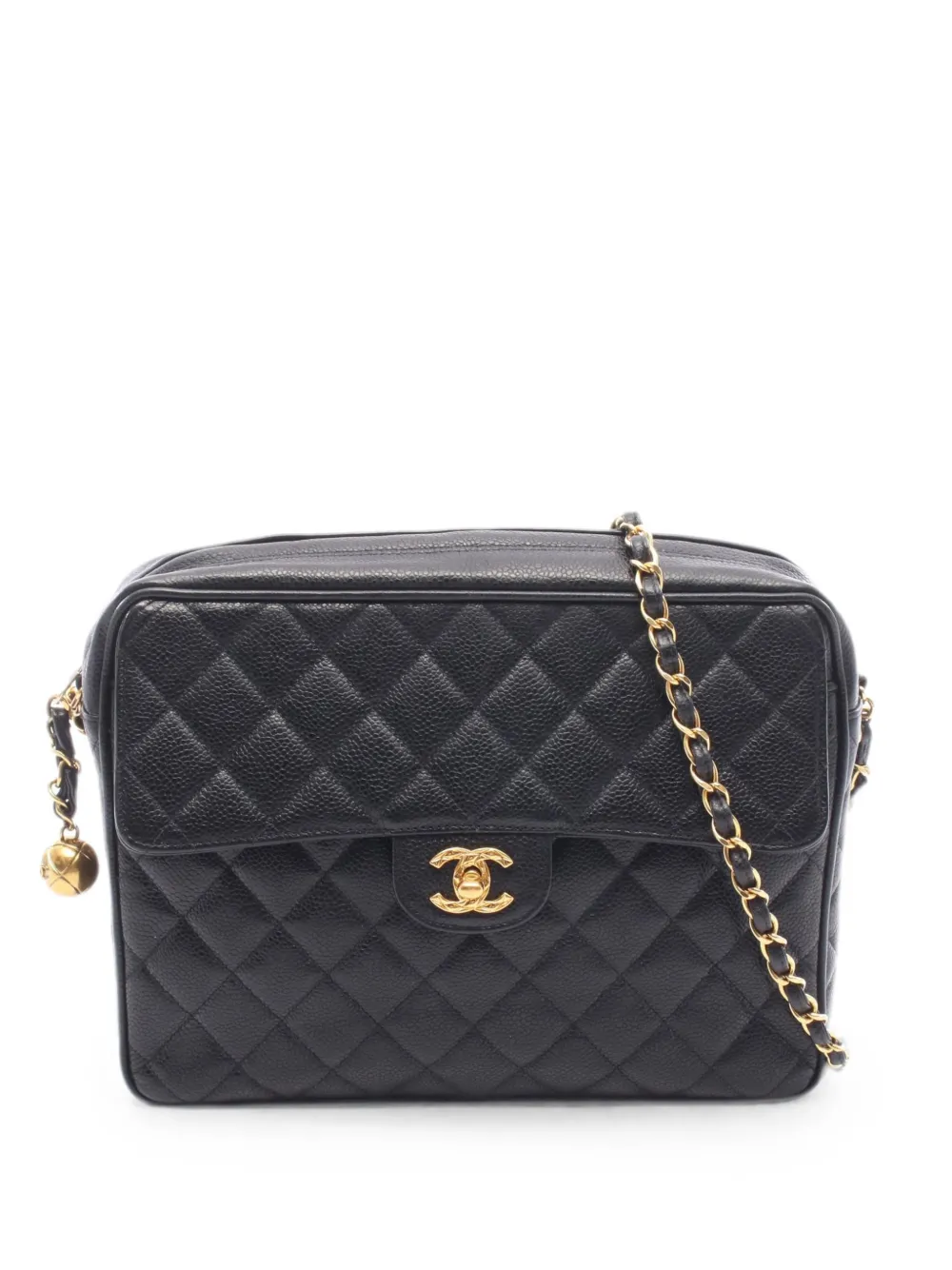 CHANEL Pre-Owned 1991-1994 matelassé Caviar shoulder bag - Schwarz