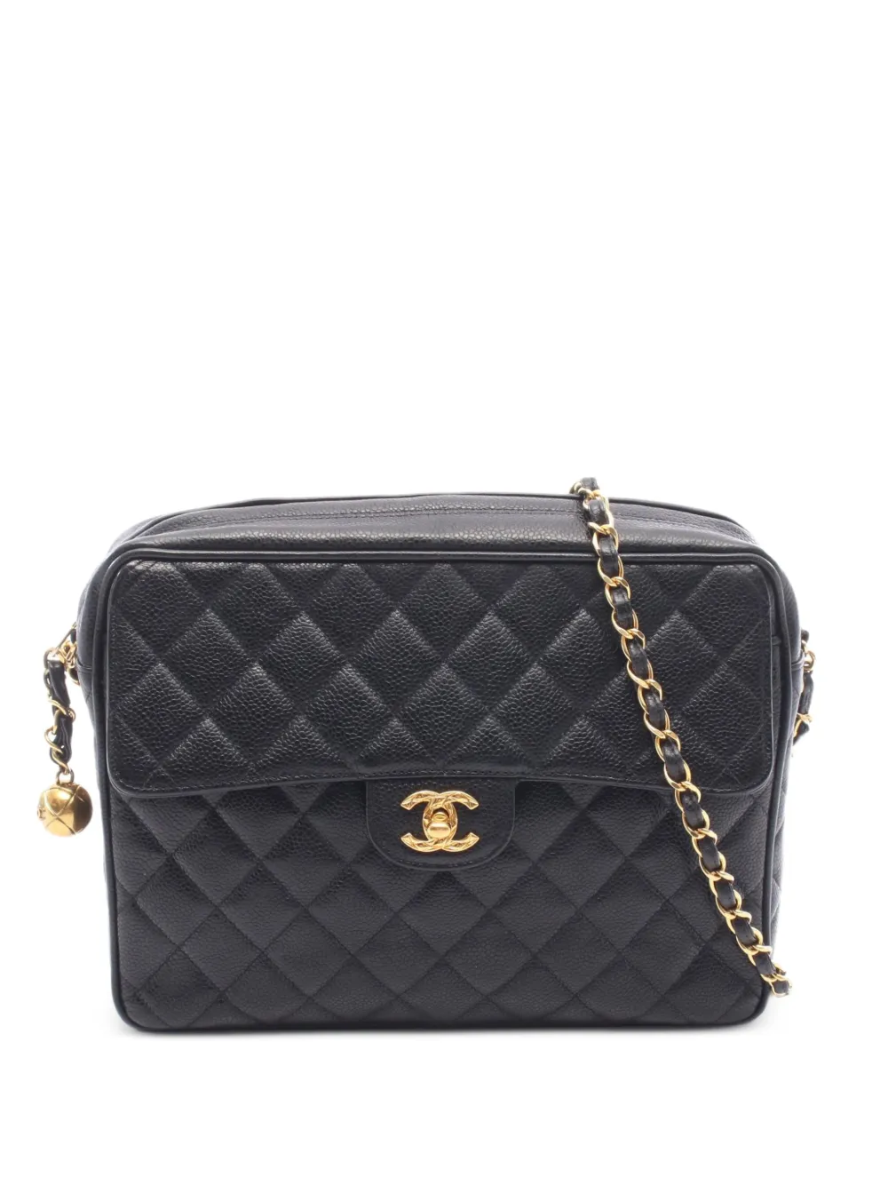 CHANEL Pre-Owned 1991-1994 matelassé Caviar shoulder bag - Nero
