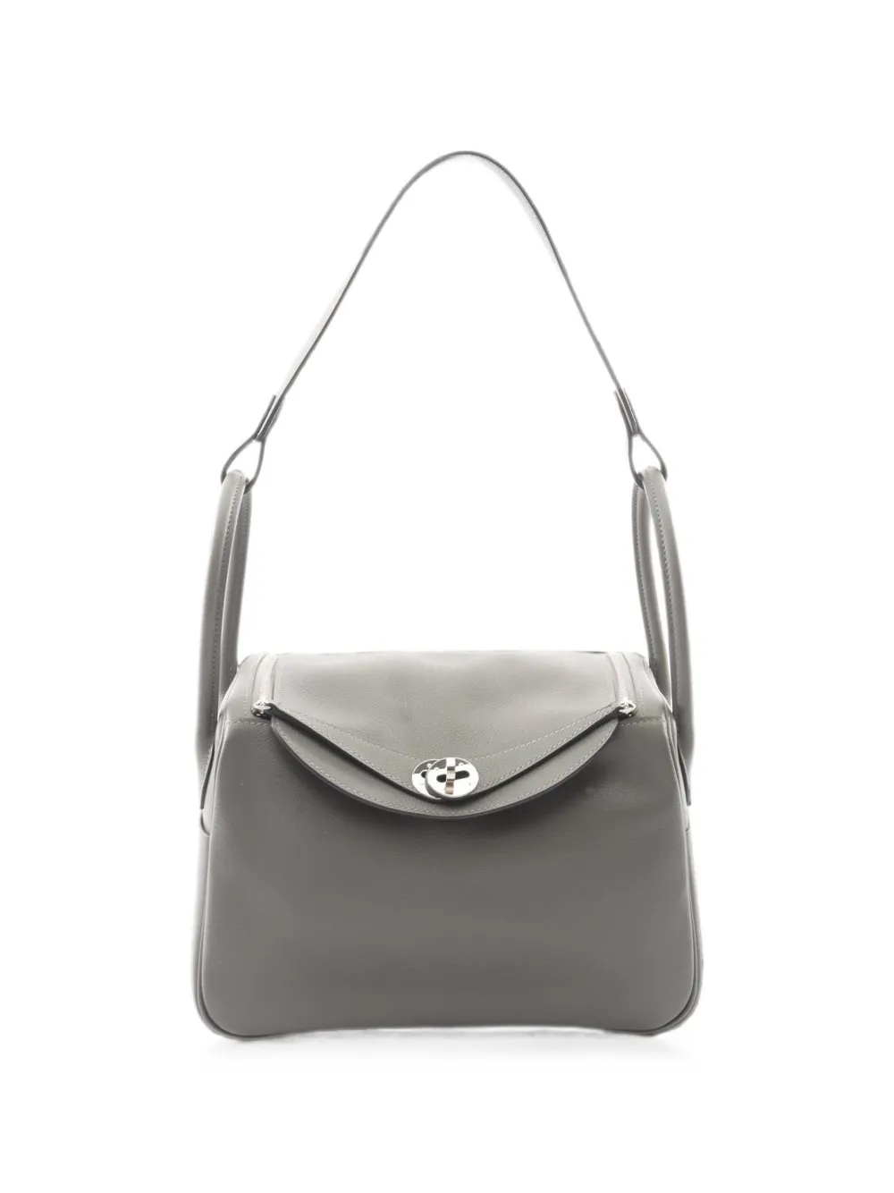 Hermès Pre-Owned 2022 26 Lindy Evercolor shoulder bag - Grigio