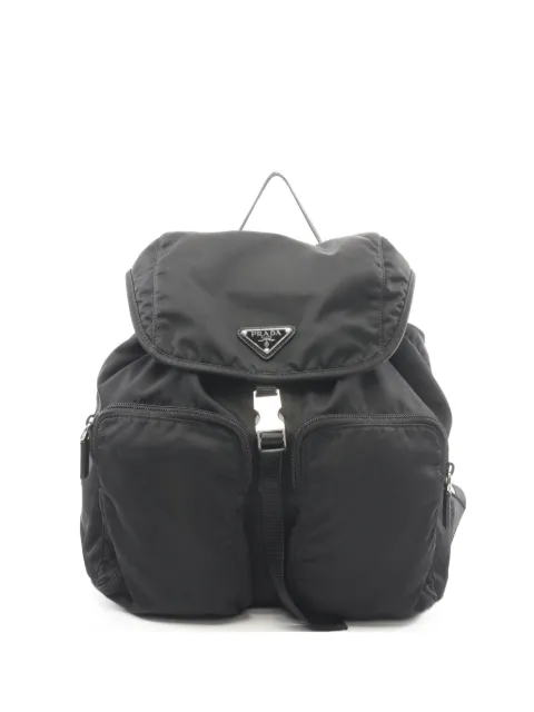 Prada Pre-Owned 2010s Tessuto buckle backpack