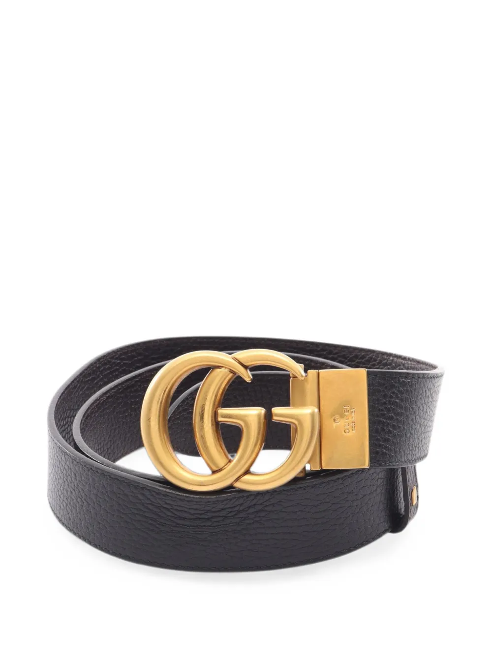 Gucci Pre-Owned 2010s GG Marmont reversible belt - Marrone