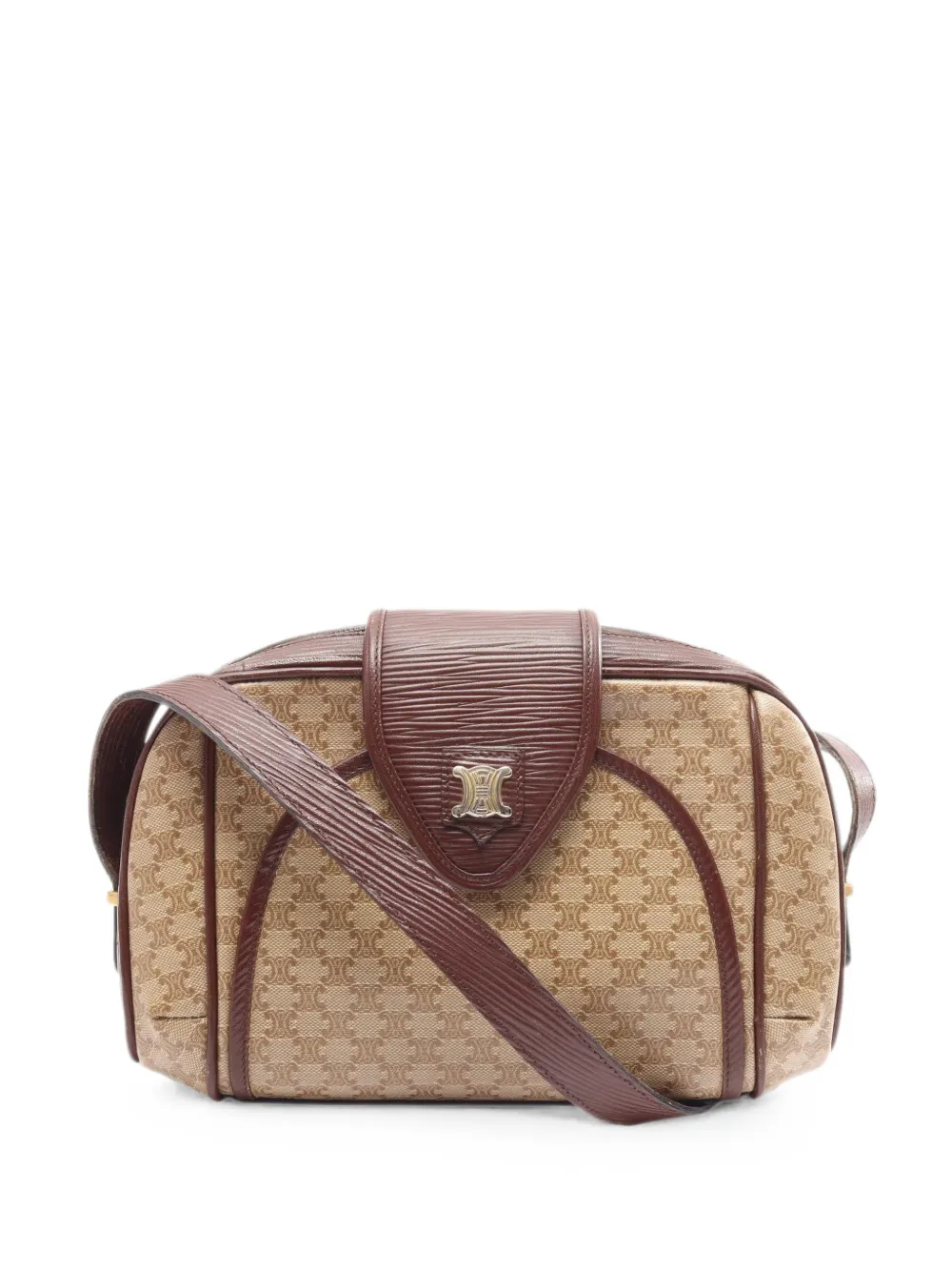 Celine Pre-Owned 2000s Macadam shoulder bag - Nude