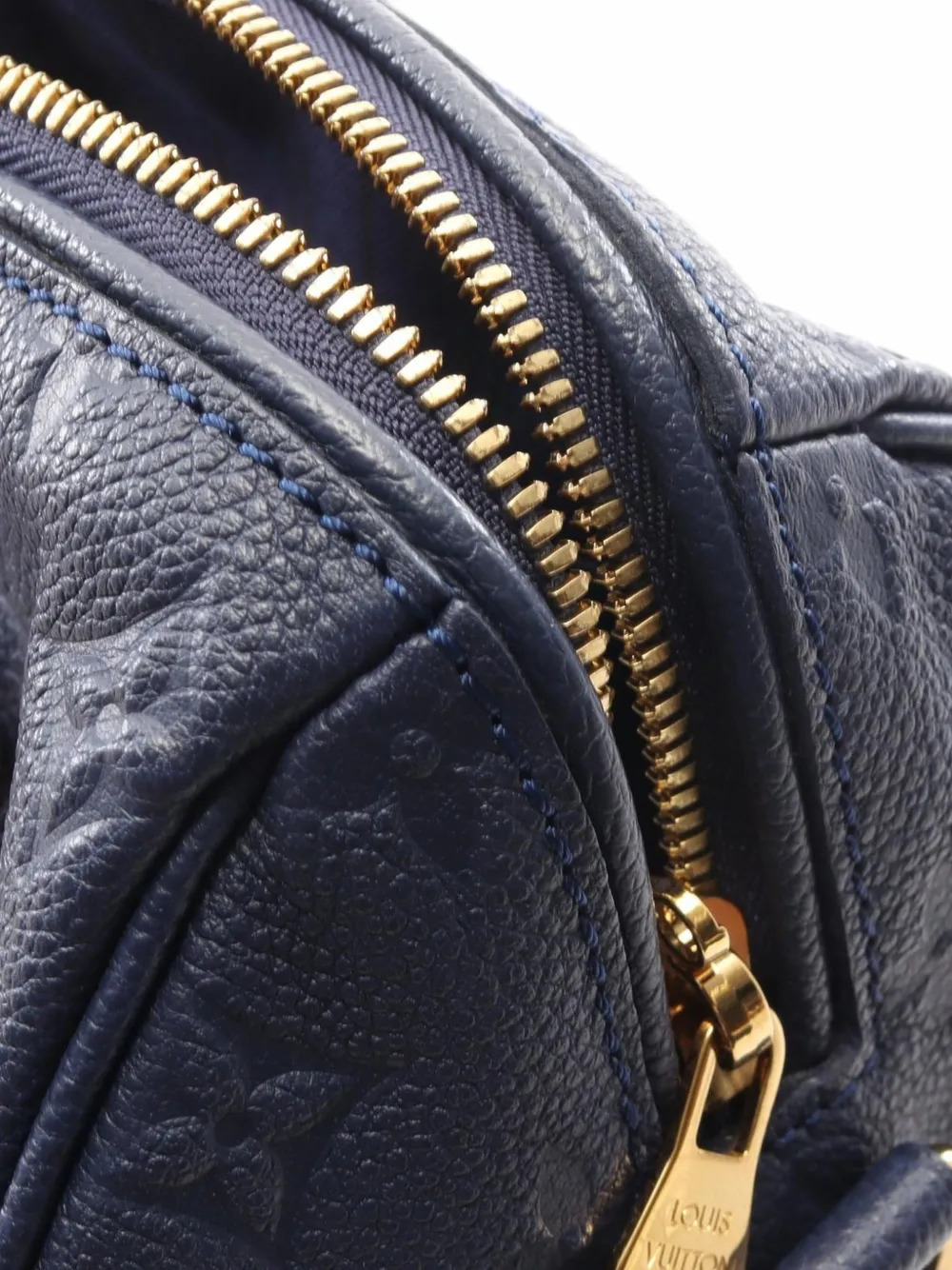 Louis Vuitton Pre-Owned 2012 25 Monogram Empreinte Speedy Bandouliere 2Way shopper Blauw