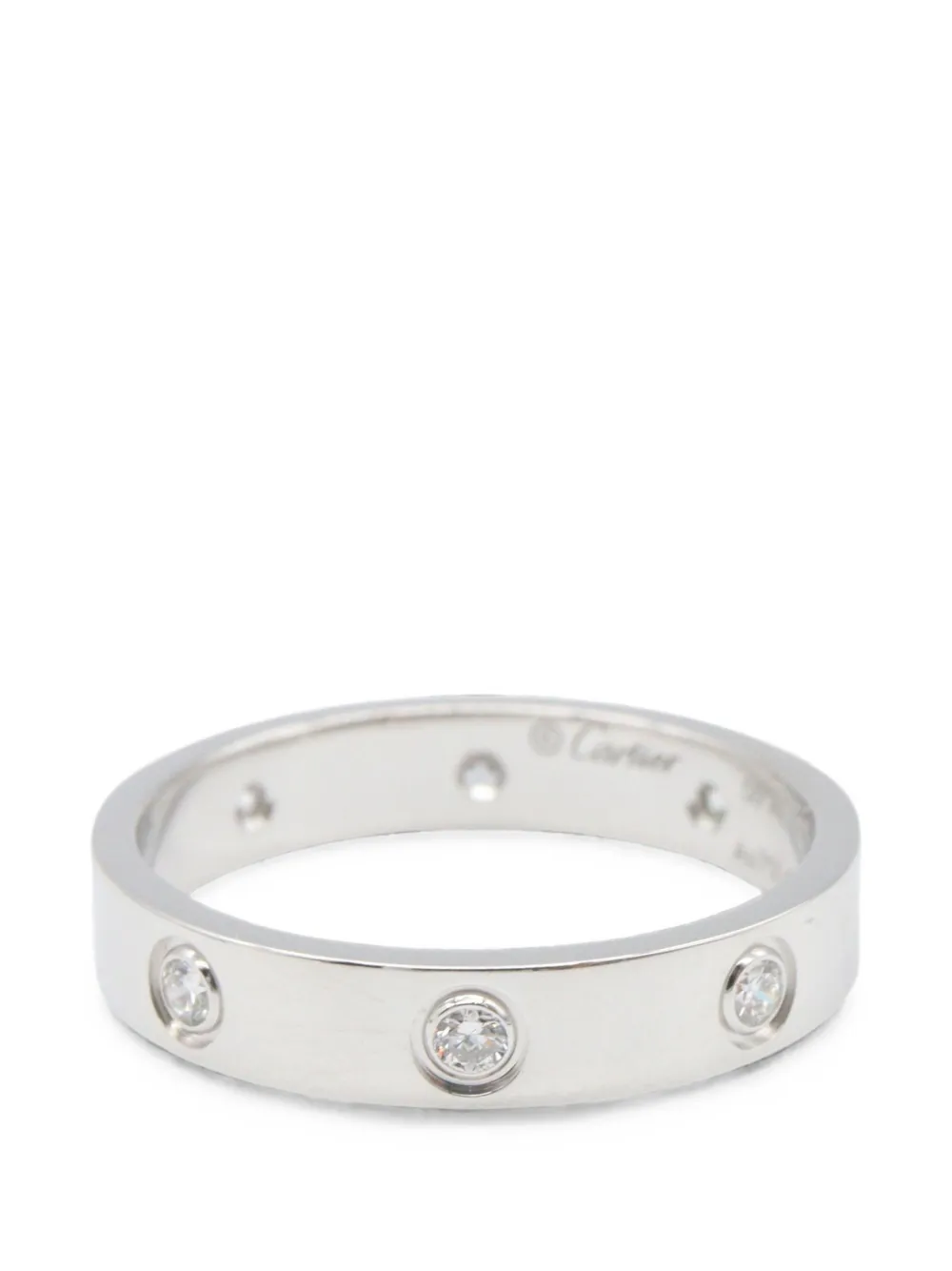 Cartier 2010s Love diamond ring - Silber
