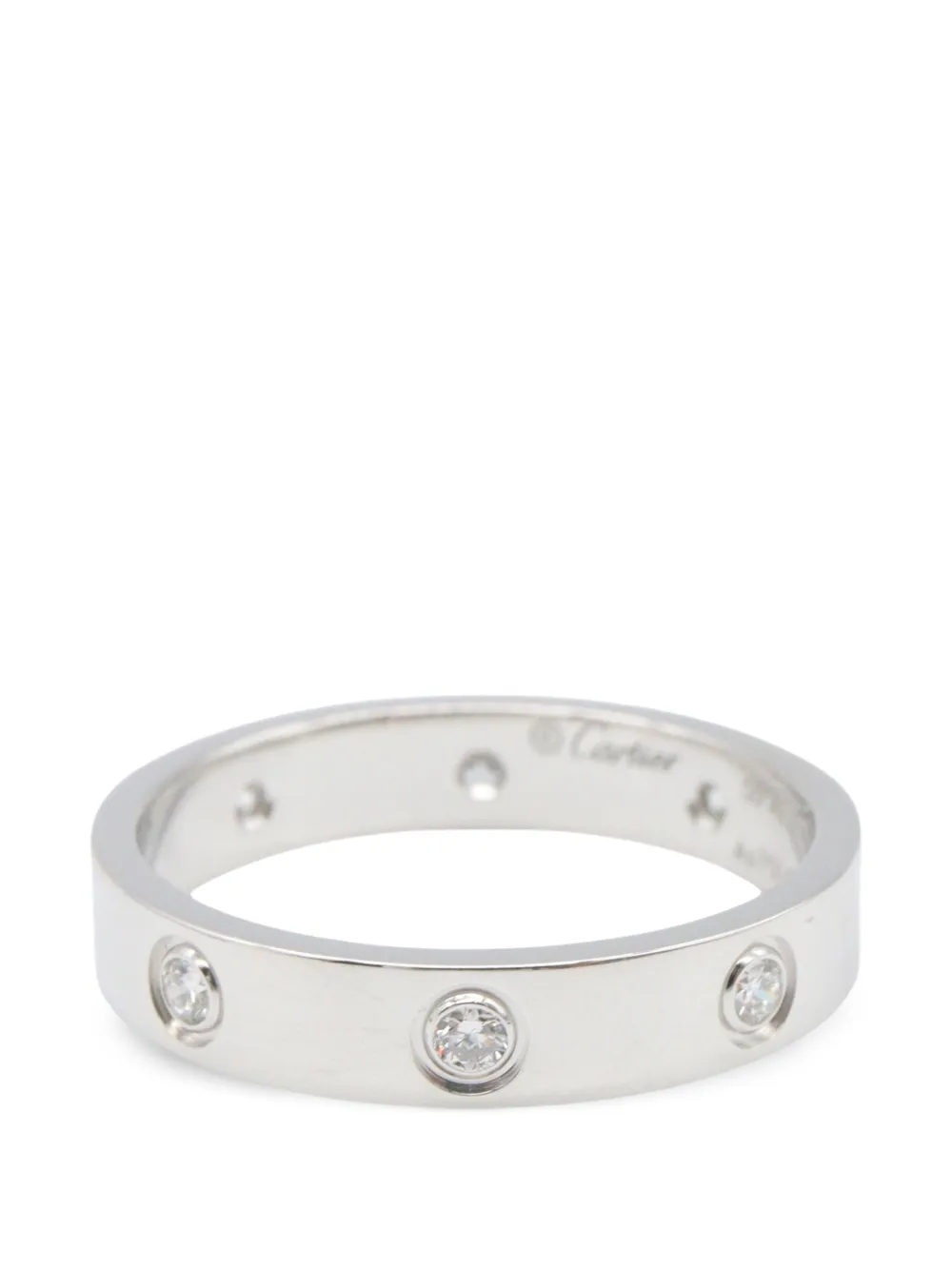 Cartier 2010s Love diamond ring - Argento