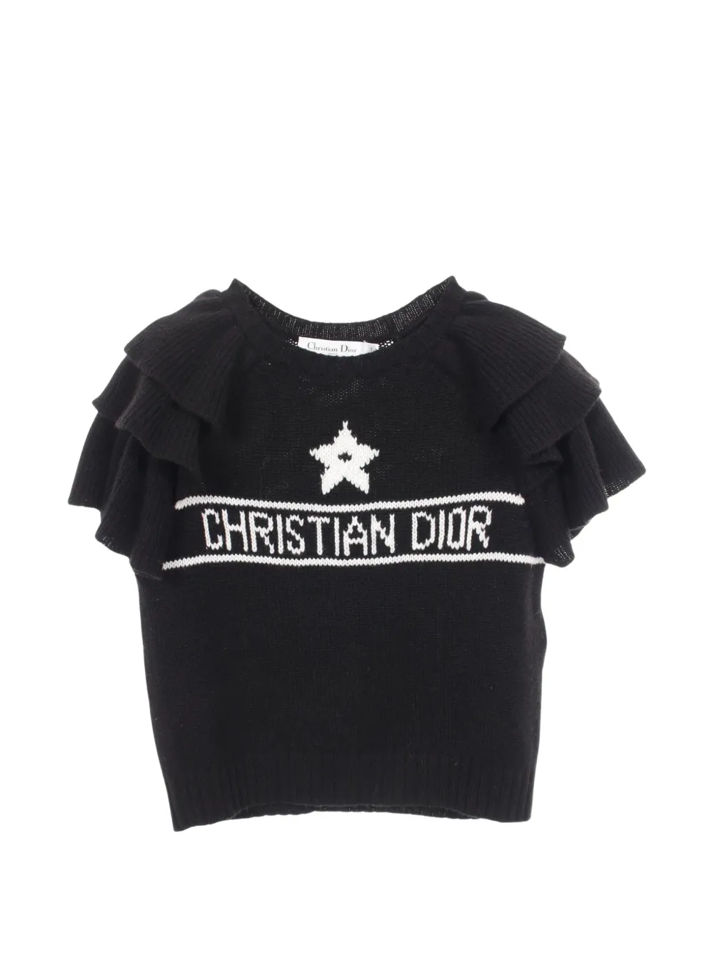 Christian Dior Pre-Owned 2010s logo-detail short-sleeve top - Nero