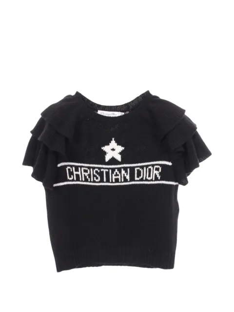 Christian Dior Pre-Owned 2010s logo-detail short-sleeve top