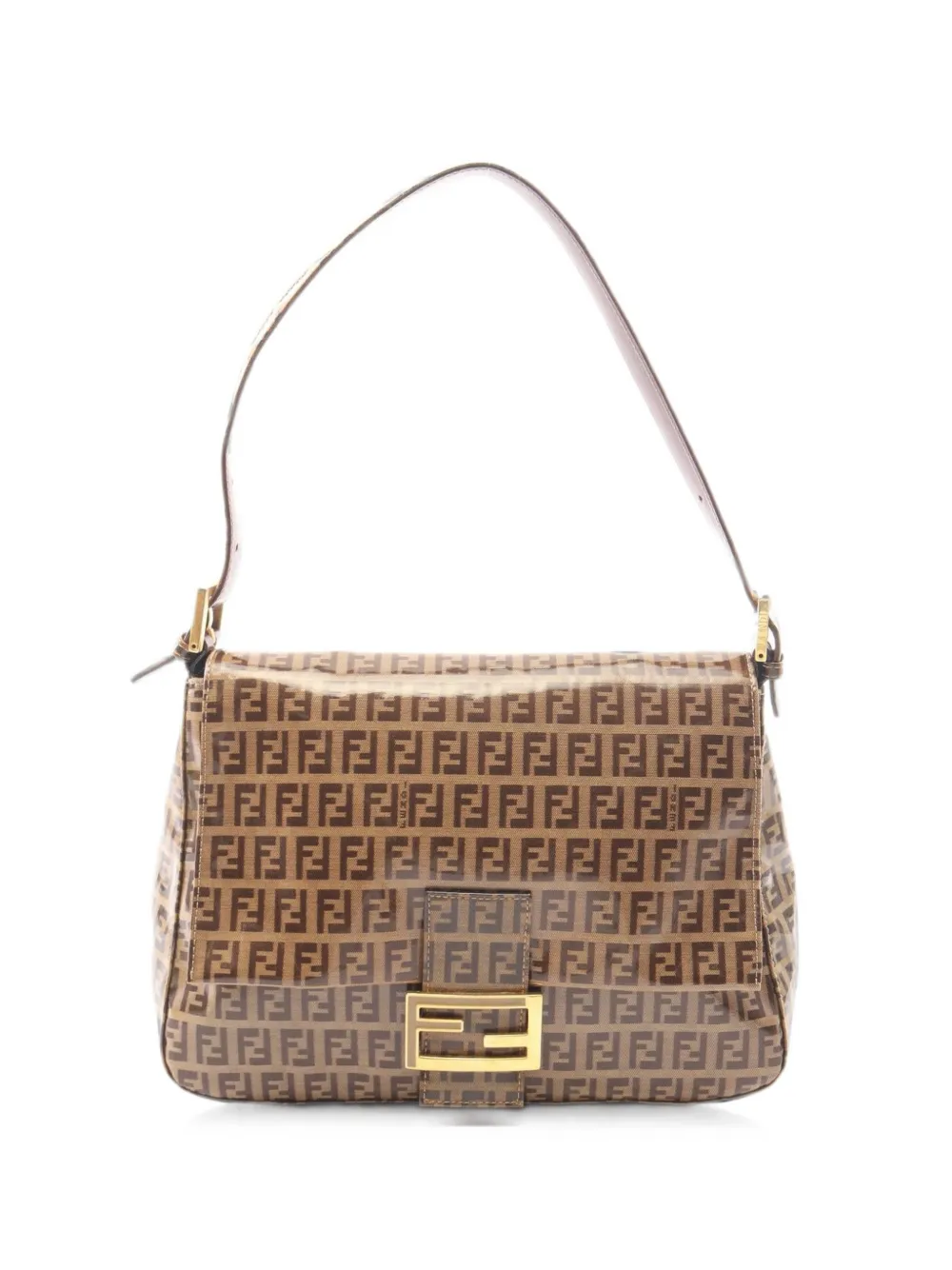 Fendi Pre-Owned 2010s Mamma Zucchino FF shoulder bag - Marrone