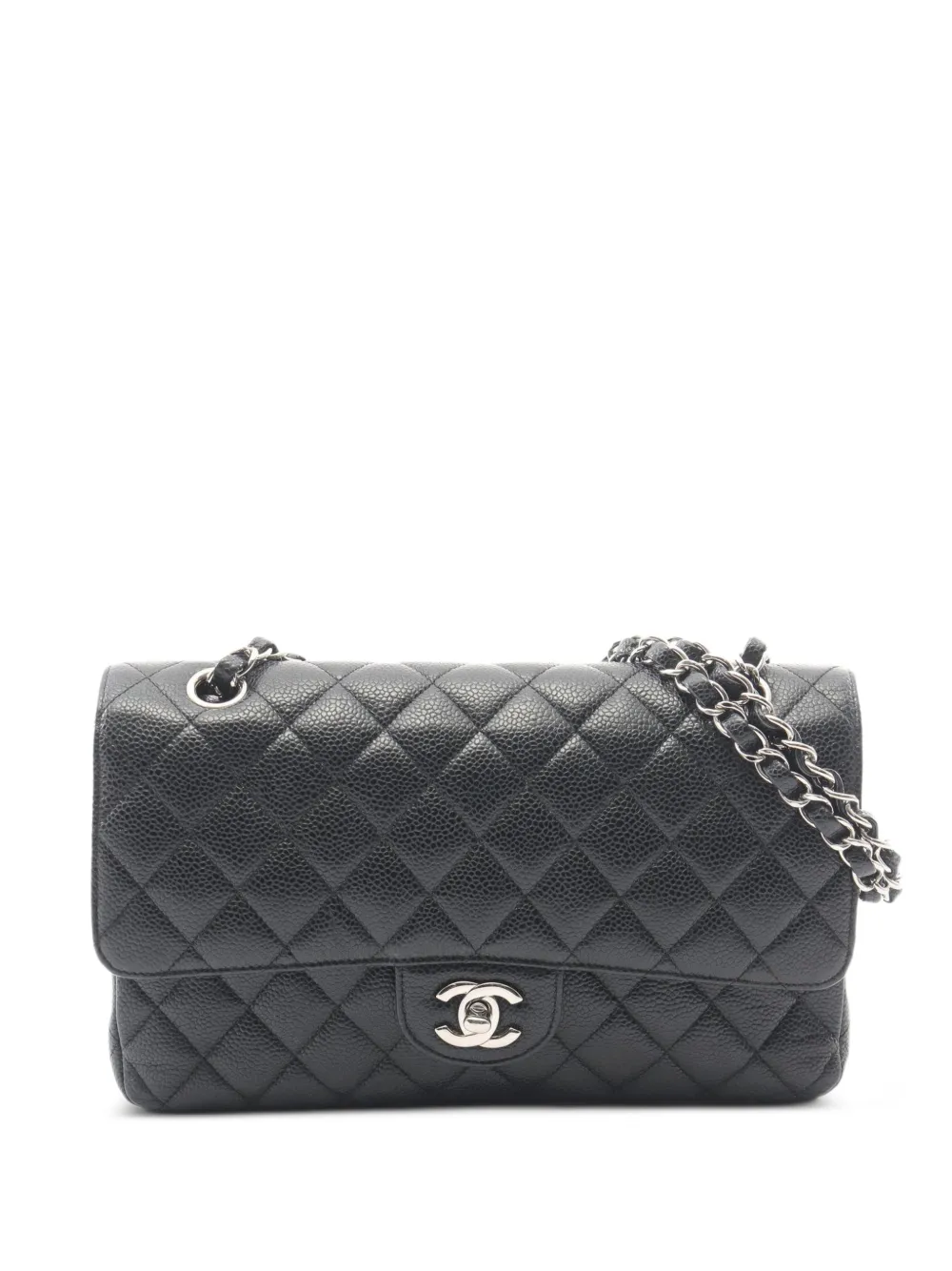 CHANEL Pre-Owned 2015-2016 Double Flap shoulder bag - Black