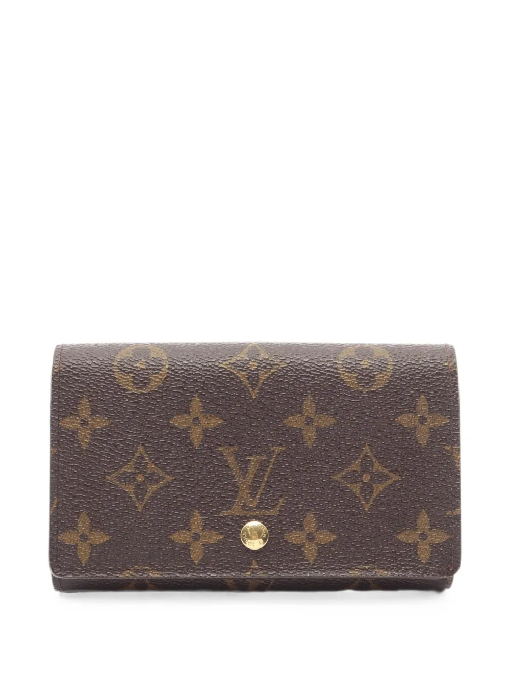 Louis Vuitton Pre-Owned 2004 Tresor Monogram canvas wallet - Marrone