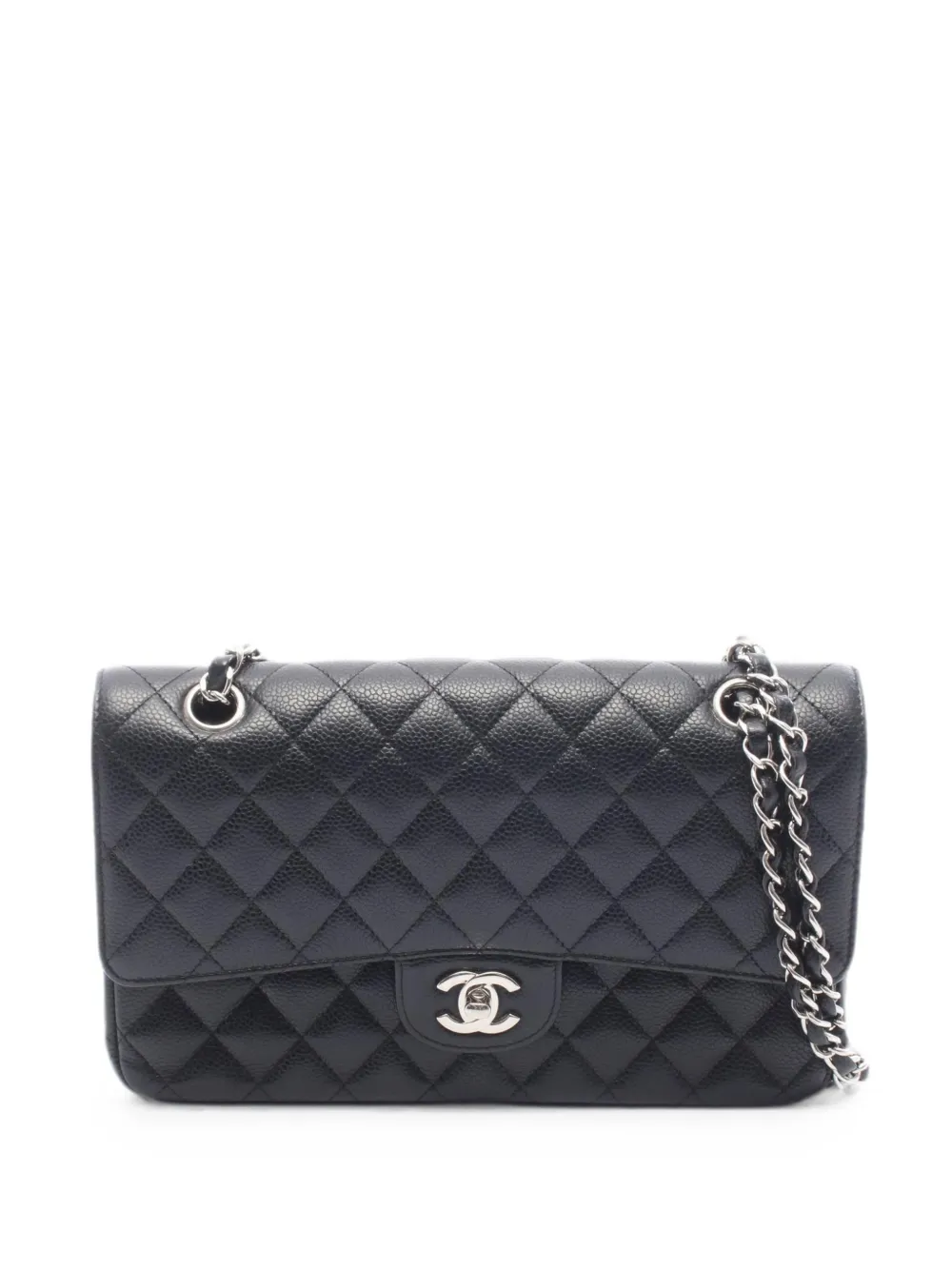 CHANEL Pre-Owned 2019 Matelassé Double Flap shoulder bag - Schwarz