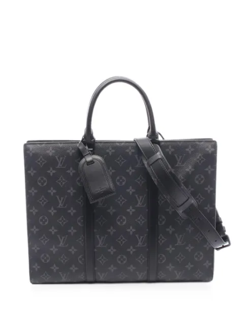 Louis Vuitton Pre-Owned 2020 Sac Plat 24H Monogram Eclipse briefcase