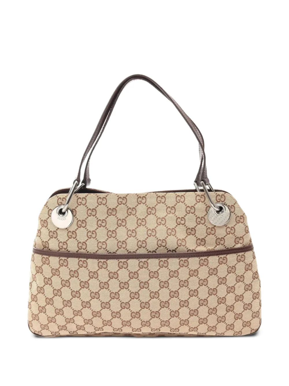 Gucci Pre-Owned 2000s GG canvas shoulder bag - Toni neutri