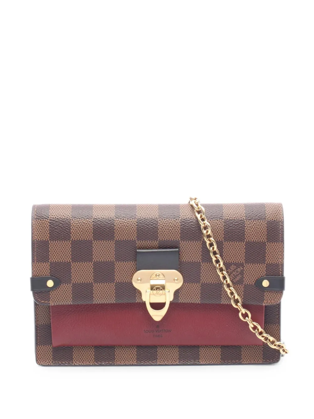 Louis Vuitton Pre-Owned 2019 Vavin Damier Ébène mini bag - Marrone