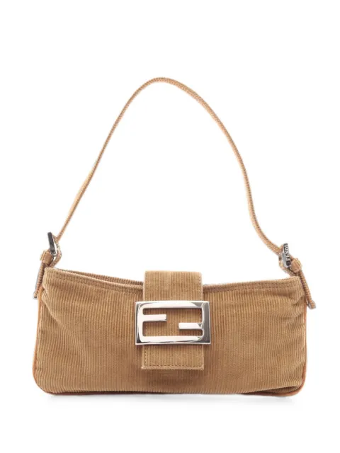 Fendi Pre-Owned 2000s Mamma Baguette corduroy shoulder bag