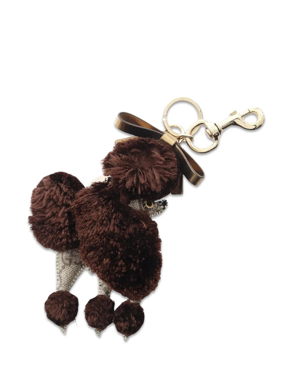 Gucci Pre-Owned 2010s Gutchori Lulu GG Plus poodle bag charm - Marrone