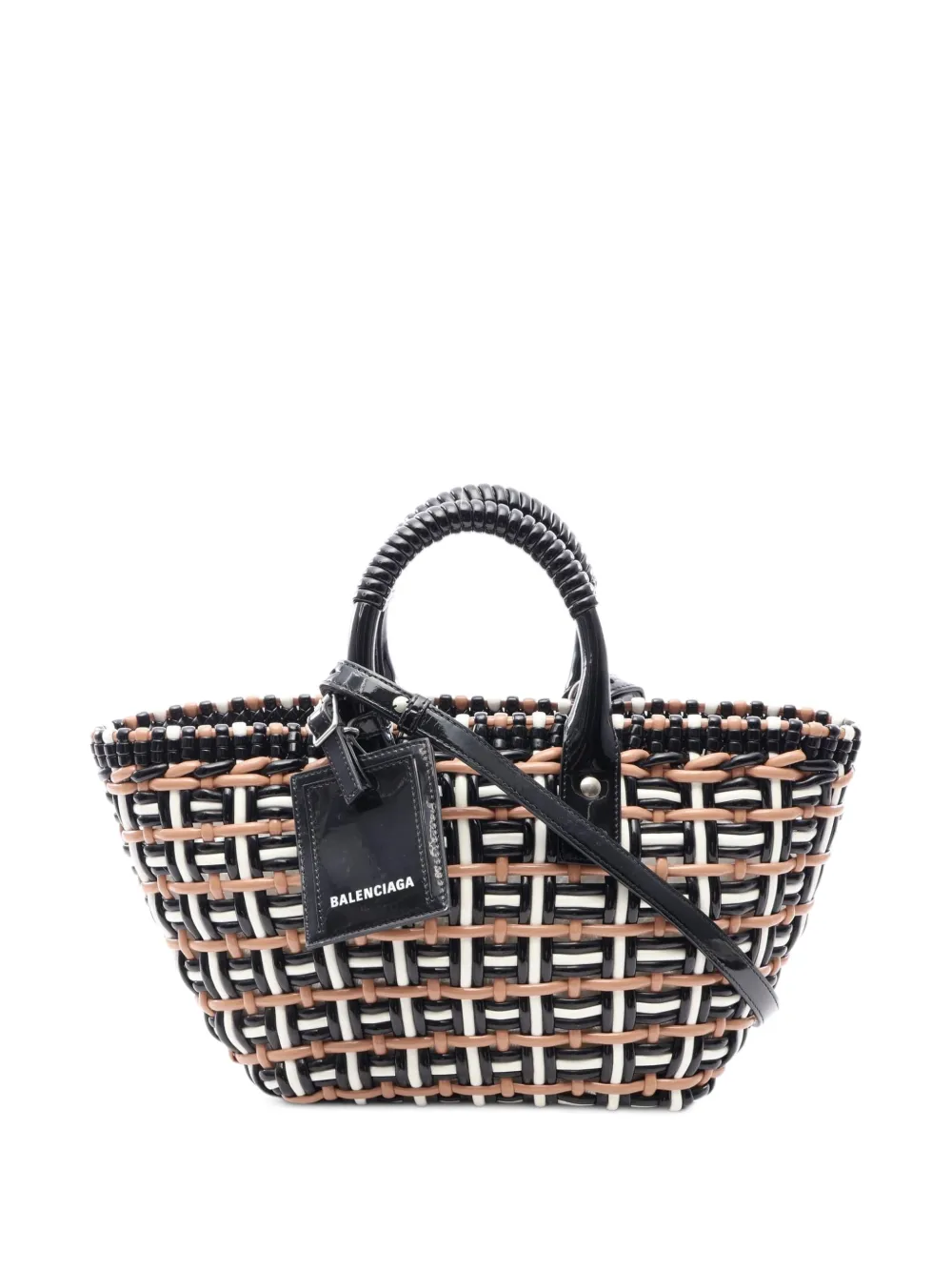 Balenciaga Pre-Owned 2010s XS Bistro basket tote bag - Nero