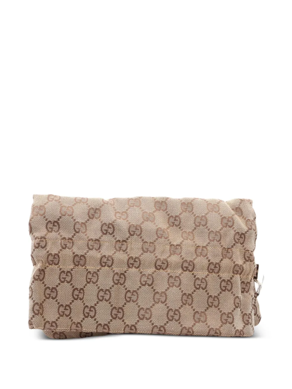 Gucci Pre-Owned 2010s GG canvas clutch bag - Toni neutri