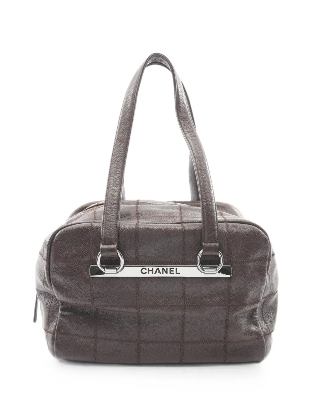 CHANEL Pre-Owned 2004-2005 mini Chocolate Bar tote bag - Braun