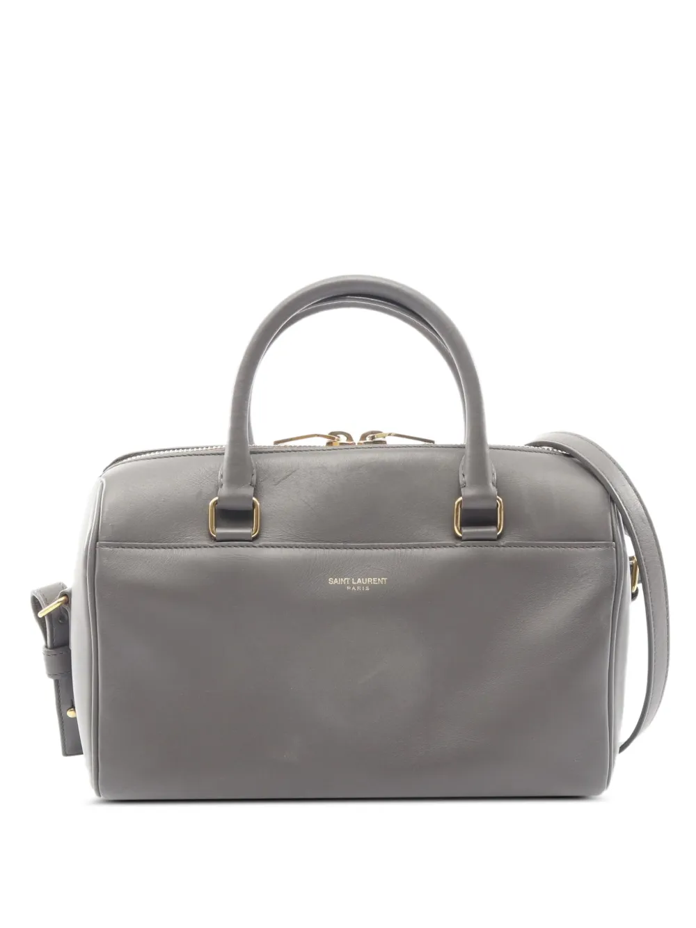 Saint Laurent Pre-Owned sac à main Duffle (années 2000) - Gris Saint Laurent Pre-Owned sac à main Duffle (années 2000) - Gris