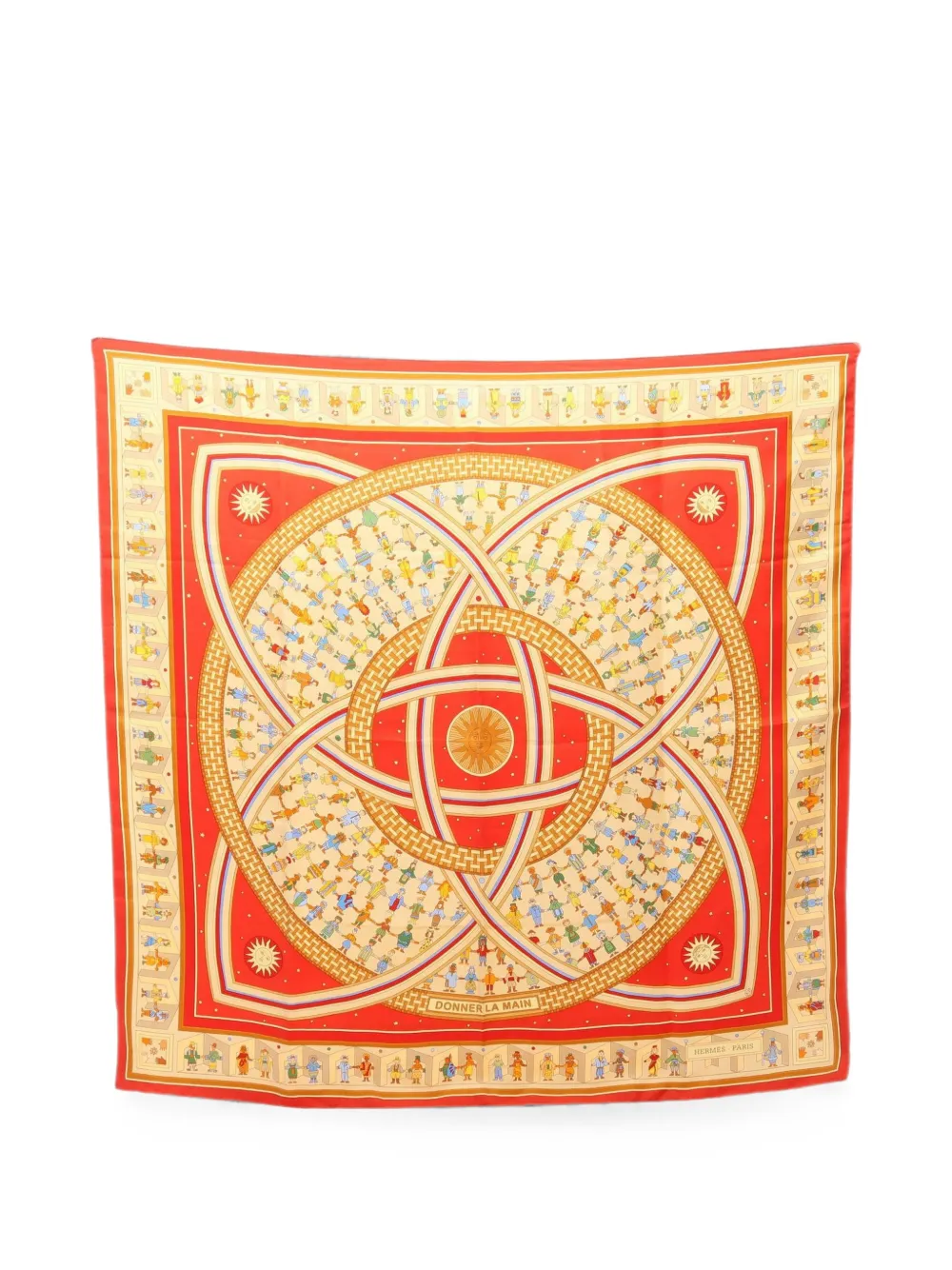 Hermès Pre-Owned 2010s Donner La Main scarf - Rot